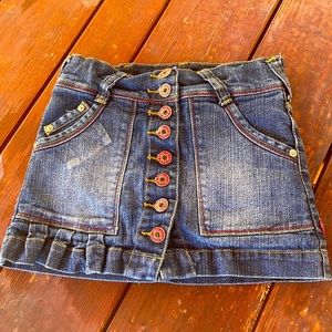 Girls butterfly patch skort